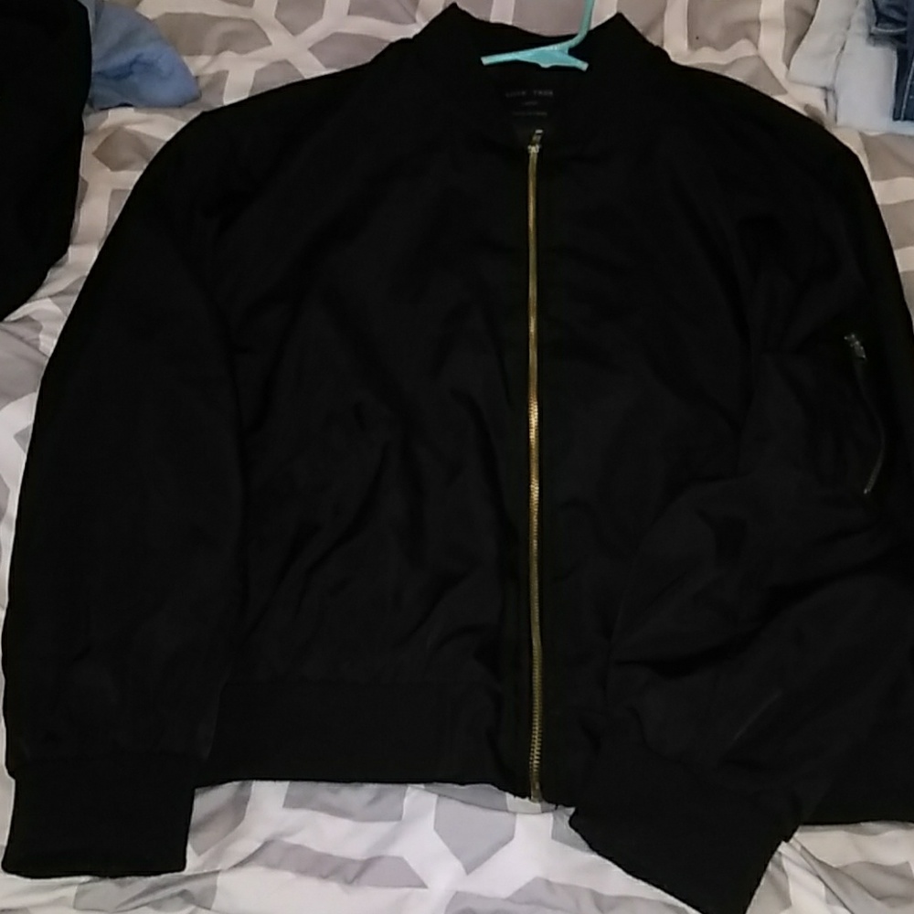 A bomber jacket